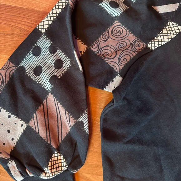 Disney Women's Patchwork Hoodie - Black and Brown - Picture 5 of 12